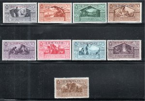 Italian Somalia 119-27  - Mint-H -Italian Virgil Issues, OVPT (1930) (cv $14.90)