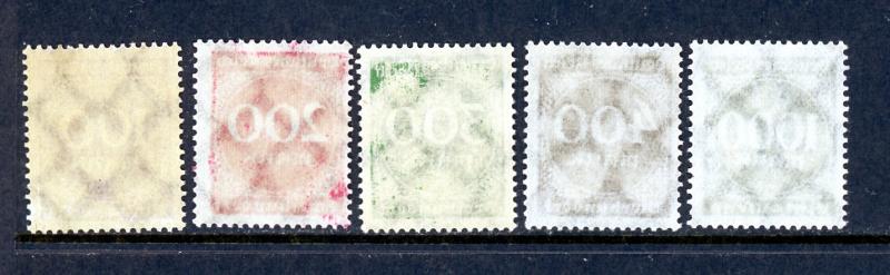 Germany 229-232 234 Mint (NH)