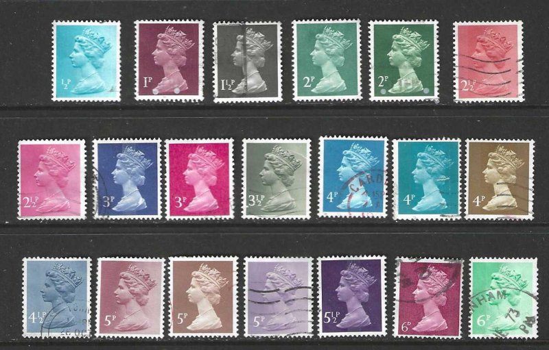 Great Britain  68  Diff Machins  Used SC$: ??