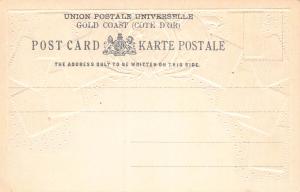 Gold Coast, Stamp Postcard, Published by Ottmar Zieher, Circa 1905-10, Unused