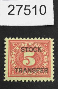 US STAMPS  #RD4 MINT OG NH  LOT #27510