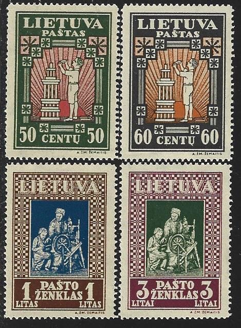 Lithuania #277c-k, Various Activities, MNH*-