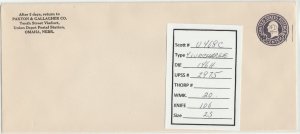 Scott# U468c Die 146H UPSS#2975 US envelope.