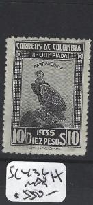 COLOMBIA  (P1404B)  OLYMPICS 10 P BIRD    SC  436   MNH