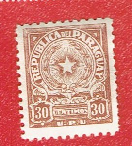 PARAGUAY SCOTT#499 1957  30c COAT OF ARMS - MH