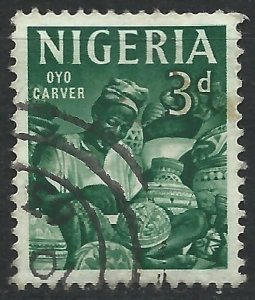 Nigeria 1961 - 3d Oyo carver - SG93 used