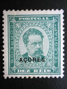 AZORES - SCOTT#46 - MH - CAT VAL $32.50