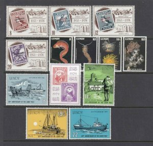 LUNDY #191//392 Commem issues (Mint NEVER HINGED) - Nice