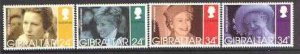 GIBRALTAR - 1996 - Europa, Famous Women - Perf 4v Set - Mint Never Hinged