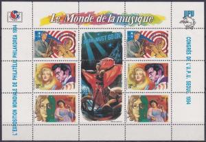 1994 Madagascar 1760-72KL Elvis Presle, World of Music Celebrities