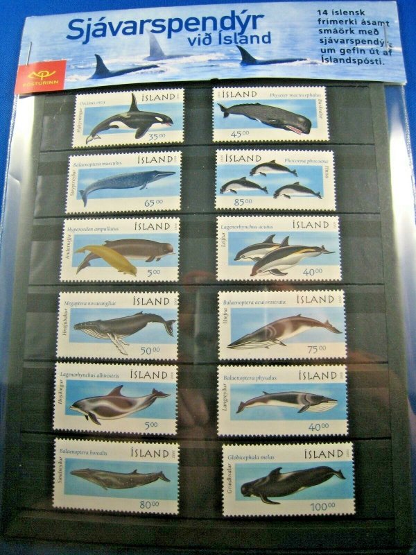 ICELAND 1999-2001 - SCOTT # 873//944  PRESENTATION PACK    MNH