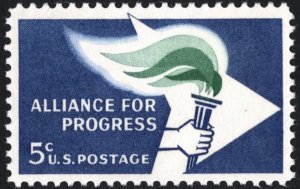 SC#1234 5¢ Alliance For Progress Issue (1963) MNH