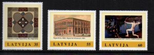 Latvia Sc 785-787  2011 Personalized stamp set mint NH