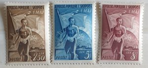 Albania Labour Day Postage Stamps 1949 M/M Condition