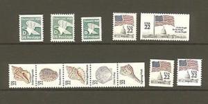 US Scott # 2111 - 2121 Regular Issues MNH 1985