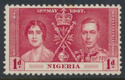 Nigeria  SG 46  SC# 50  MH Coronation 1937 please see scan