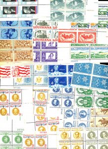 U.S. #LOT 25 DIFFERENT MINT OG NH PLATE BLOCKS