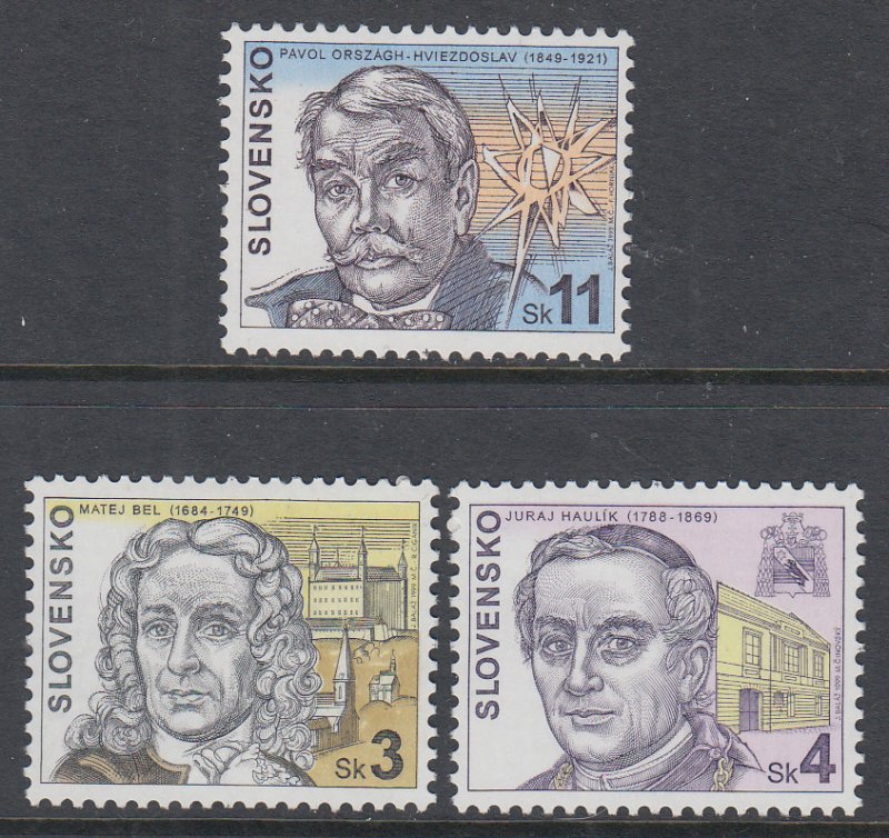 Slovakia 320-322 MNH VF