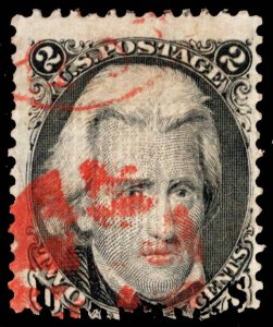 United States Scott 87 Used with some trimmed perforations.