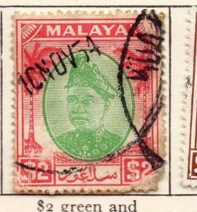 Malaya Selangor 1949-52 Early Issue Fine Used $2. 205505