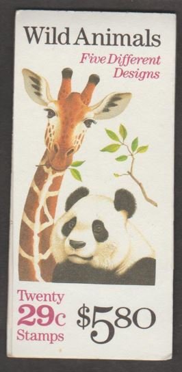 U.S.  Scott #2709a BK202 Wild Animals Stamp - Mint NH Booklet