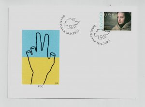 2022 War in Ukraine Slovakia Solidarity Support Help for Ukraine First Day Cover