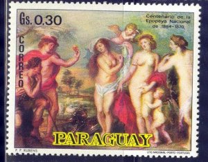 Paraguay 1970 Art Paintings P. P. Rubens Mi. 2107 MNH