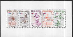 Dominican Republic  #478a  Olympics   S/S of 5 (MNH) CV $7.50