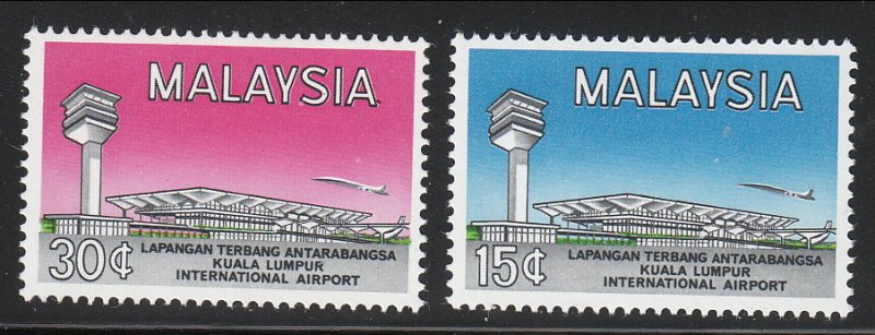 Malaysia 1965 Sc 18-9 KL Airport MNH