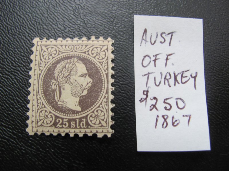 AUSTRIA 1850 MINT VERY LIGHT HINGED SC 6  VF $250 (160)