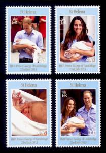 St. Helena Sc# 1077-80 MNH Baby Prince George