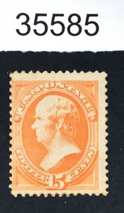 US STAMPS # 189 MINT OG NH LOT #35585