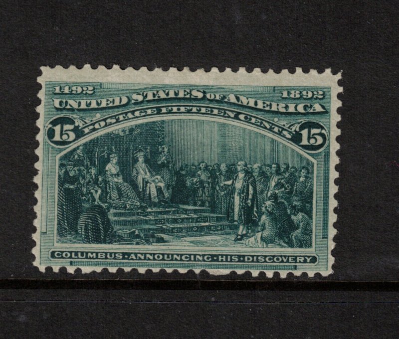 USA #238 Mint Fine Original Gum Hinged