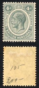 British Honduras SG130 4c Grey M/M Cat 24 pounds