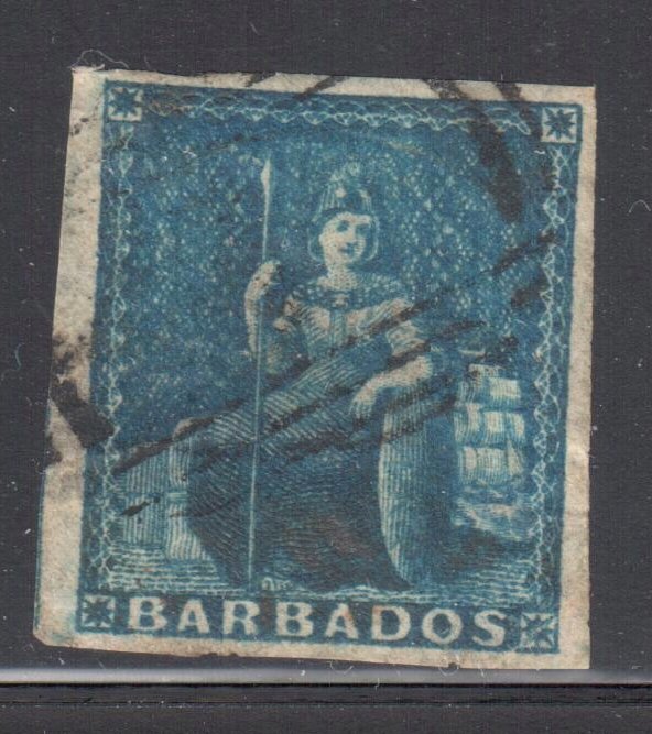 Barbados #6 USED Imperf