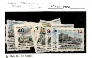 Germany - Berlin, Postage Stamp, #9N223-9N234 Mint NH, 1965 (AC)