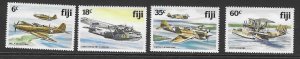 FIJI SG624/7 1981 WORLD WAR II AIRCRAFT MNH