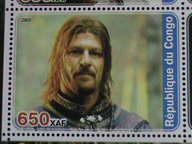 Congo Stamp:2001-Lord Of the Ring MNH full Stamp sheet