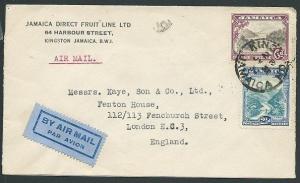 JAMAICA 1934 8½d rate airmail cover to UK..................................42835