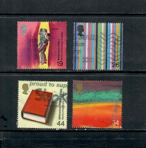 G.B 1999 COMMEMORATIVES  SET THE ]ARTIST'S TALE ISSUE USED  h 261122