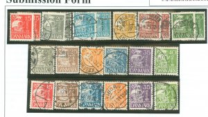 Denmark #192-197/232/234/235- Used Single