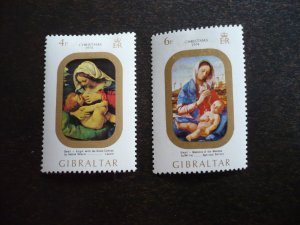Stamps - Gibraltar - Scott# 314-315 - Mint Hinged Set of 2 Stamps