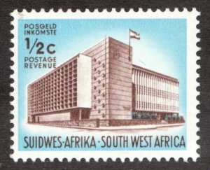 Scarce : 1967 South West Africa Sc #304 - ½¢ Architecture MNH stamp  Cv$10