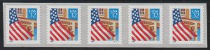 US SC 2915B Plate S11111 MNH. Strip of 5