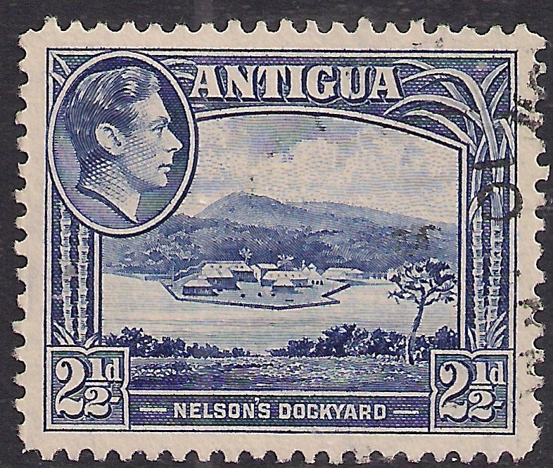 Antigua 1938  51 KGV1 2 1/2d Ultramarine SG 102 ( M73 )