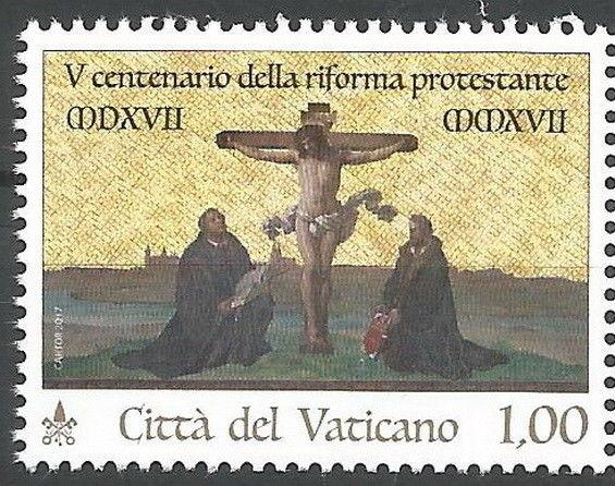 Z05 Vatican Vatikan 2017 500 Years Reformation Martin Luther Postfrisch ** MNH