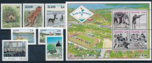 Aland Åland 1991 Complete Year Set MNH