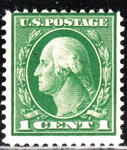 #536 US 1 CENT GRAY GREEN WASHINGTON-PERF 12 1/2 MINT-N/G-FINE-V/F