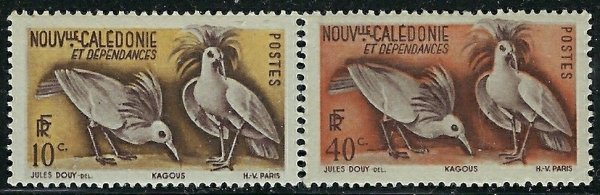 New Caledonia 276/278 MLH 1948 issues (ak4915)