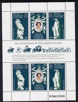 British Antarctic Territory 1978 Coronation 25th Annivers...